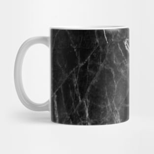 trendy modern chic minimalist grey black marble Mug